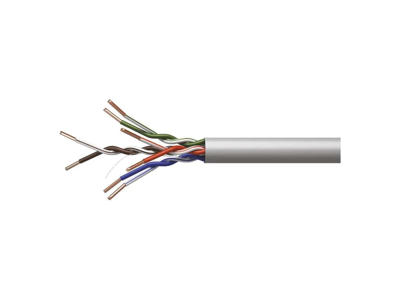 CAT 5e udendørs-netværkskabel, UTP, grå 100m