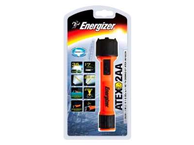 Energizer 2AA ATEX Lommelygte Ex Zone: 0, 1, 2