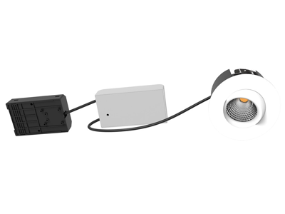 LED Indbygningsspot 3000K Hvid ø95