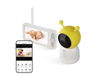 Babyalarm 345°  5" LCD-skærm og WiFi