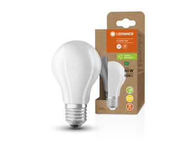 Ledvance LED Pære 3,8W (60W) 3000K E27 Mat