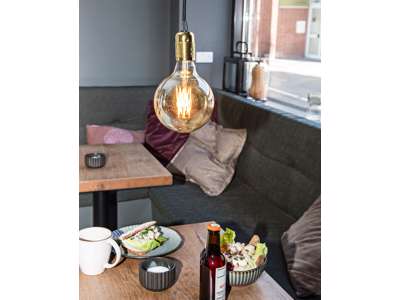 Danlamp Mega Edison LED Globe Gold 4W (60W) 2000K E27 | Dæmpbar