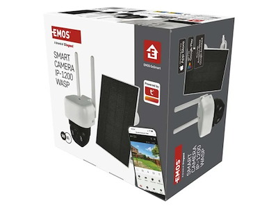 EMOS GoSmart WASP IP kamera med solcelle IP44 WiFi