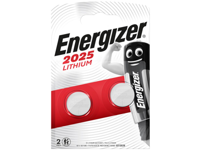 Energizer Lithium CR2025 Batterier | 2-Pak