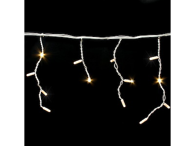 Festilight LED Istapper IP66 - 16 rækker 3m - Varmt hvidt Lys