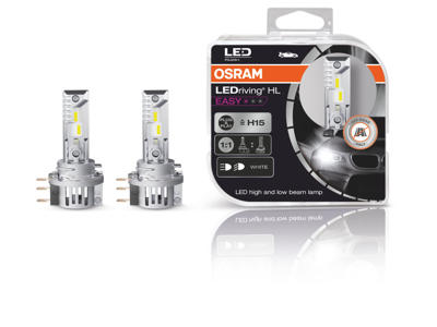 H15 OSRAM LEDrivning HL Easy 17W 12V | 2-Pak