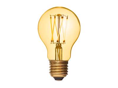 Danlamp LED Pære Standard De Luxe Gold 2W (25W) 2000K E27 | Dæmpbar