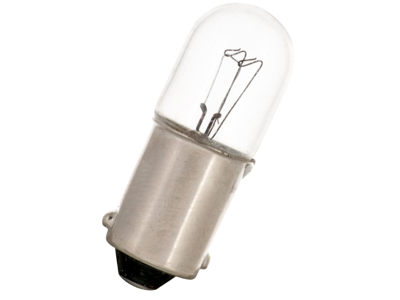 KRL/RSL 10x28 mm = 0,125 Amp BA9S