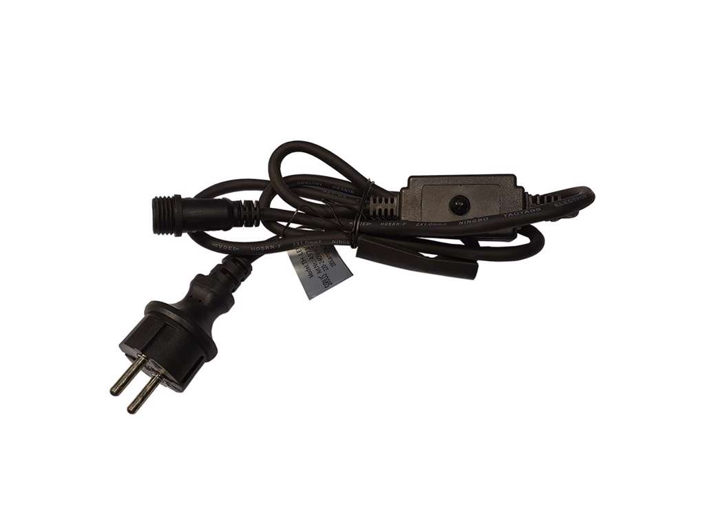 Tech-Line Netledning/Stikprop M/Timer