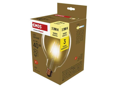 EMOS LED Globe 4,5W (40W) 2200K 