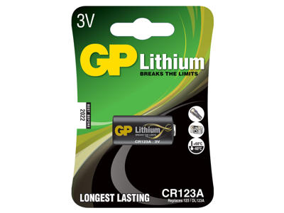 GP Lithium CR123A Batteri | 1-Pak