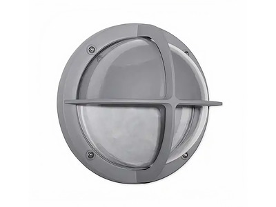 MINI Skotlampe med Halvskærm E14 Alu IP44