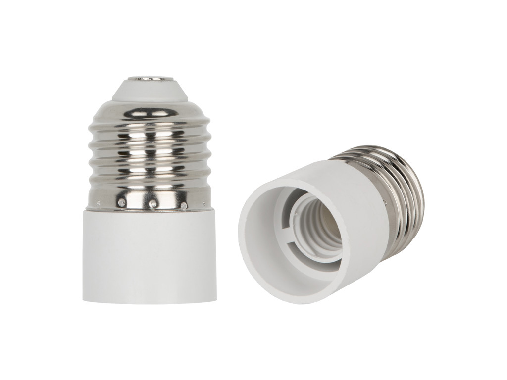 Plast Adapter Fra E27 Til E14