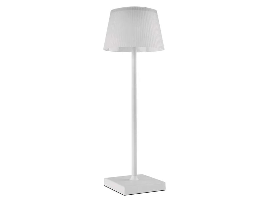 Bordlampe Hvid IP44 Genopladelig