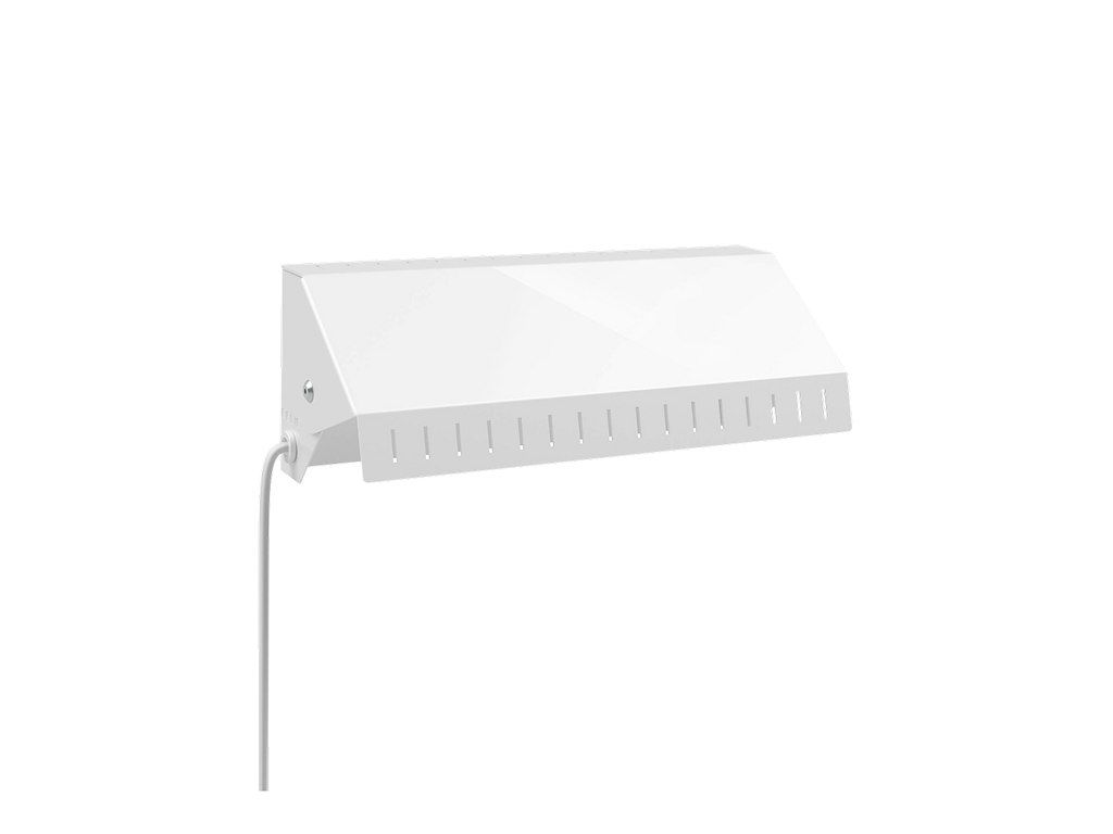 Væglampe - Metal - Vipbar Hvid