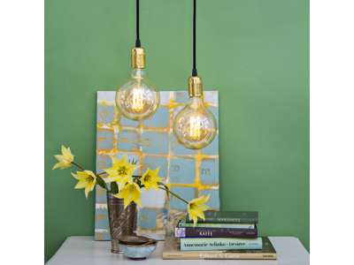 Danlamp Mega Edison LED Globe Gold 2,5W (40W) 2000K E27 | Dæmpbar