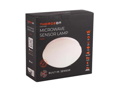 Plafond E27 m/sensor ø275