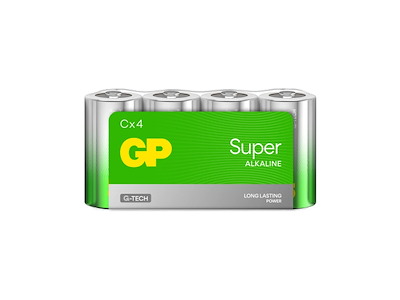 GP Super Alkaline C batteri | 4-pak