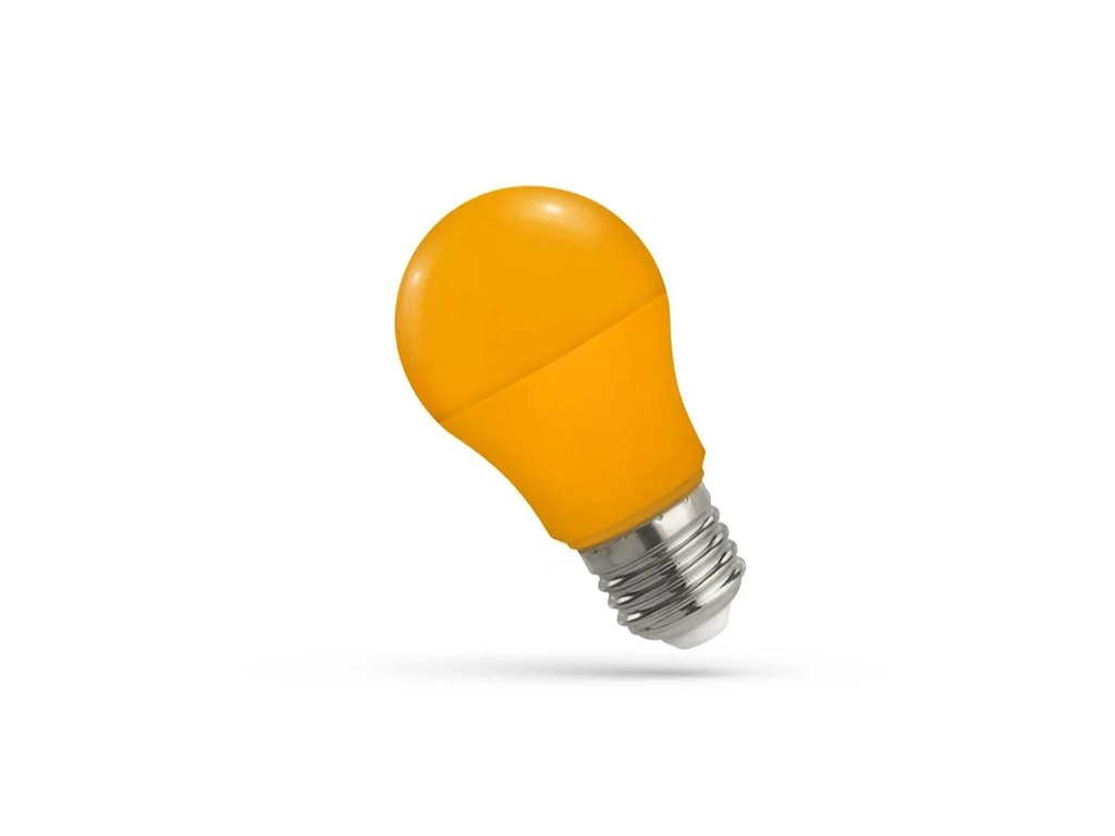 Spectrum E27 LED pære A50 4,9W Orange Matteret