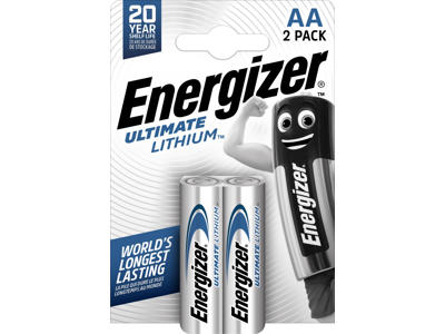 Energizer Lithium AA Batterier | 2-Pak