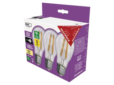 EMOS LED Pærer 5W (75W) 2700K E27 3-PAK