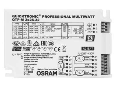 Quicktronic QTP-M