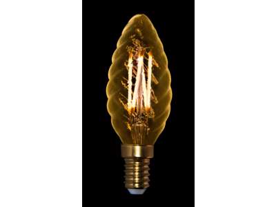 Danlamp LED Krystalkerte Gold 2,5W (25W) 2000K E14 | Dæmpbar