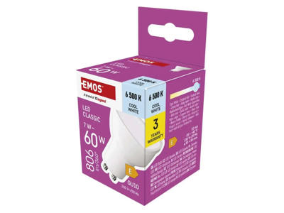 EMOS LED PAR16 7W (60W) 6500K GU10 
