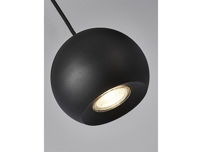 Searchlight Pendel Eindhoven Sort