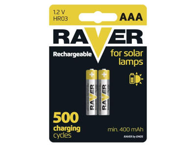 Raver Genopladelige AAA Batterier | 2-Pak
