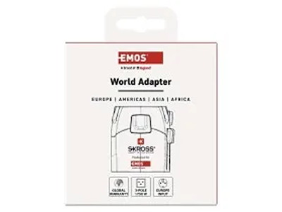 EMOS Universal Rejseadapter Hvid