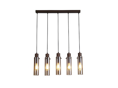 Searchlight Pendel Sweden Mocha & Amber