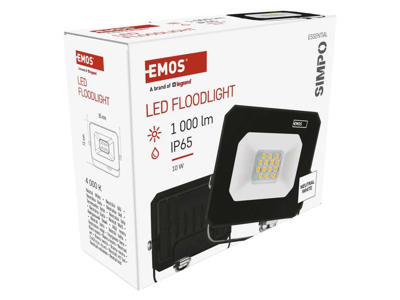 LED Projektør 10W 4000K IP65