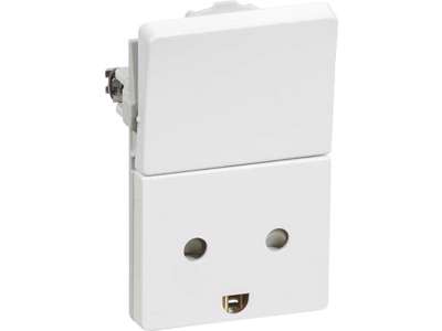 Stikkontakt Hvid M/J
