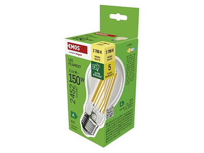 EMOS E27 LED Filament Pære A70 11,6W (150W) Varm Hvid