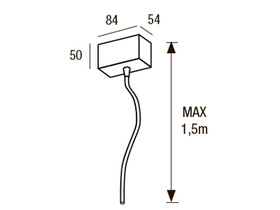 Power Kit Hvid 1,5m