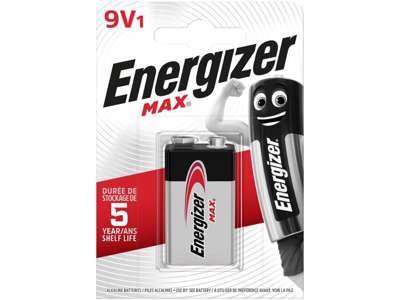 Energizer Max 9V Batteri | 1-Pak