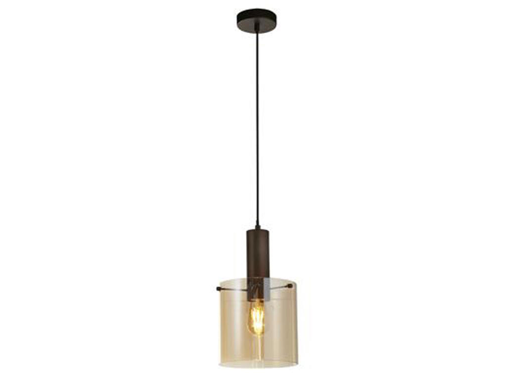 Searchlight Pendel Sweden Mocha & Amber