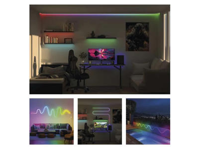 Fleksibelt RGBIC LED Bånd Neon 3m