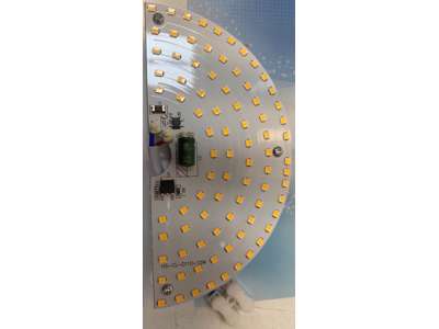 LED Indsats M. Magnet 7W 3000K halvmåne