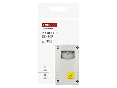 EMOS Skumringsrelæ IP65 Hvid 1800W