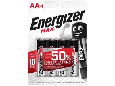 Energizer Max AA Batterier | 4-Pak