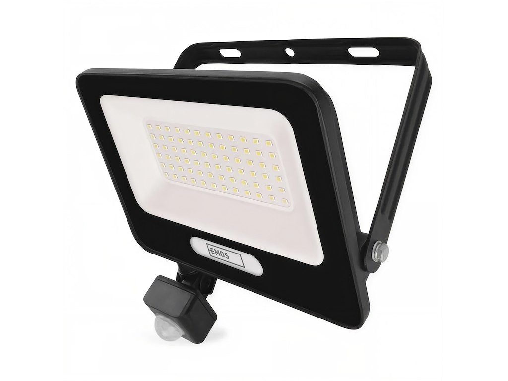 EMOS GLARO LED Projektør 50W med PIR IP54