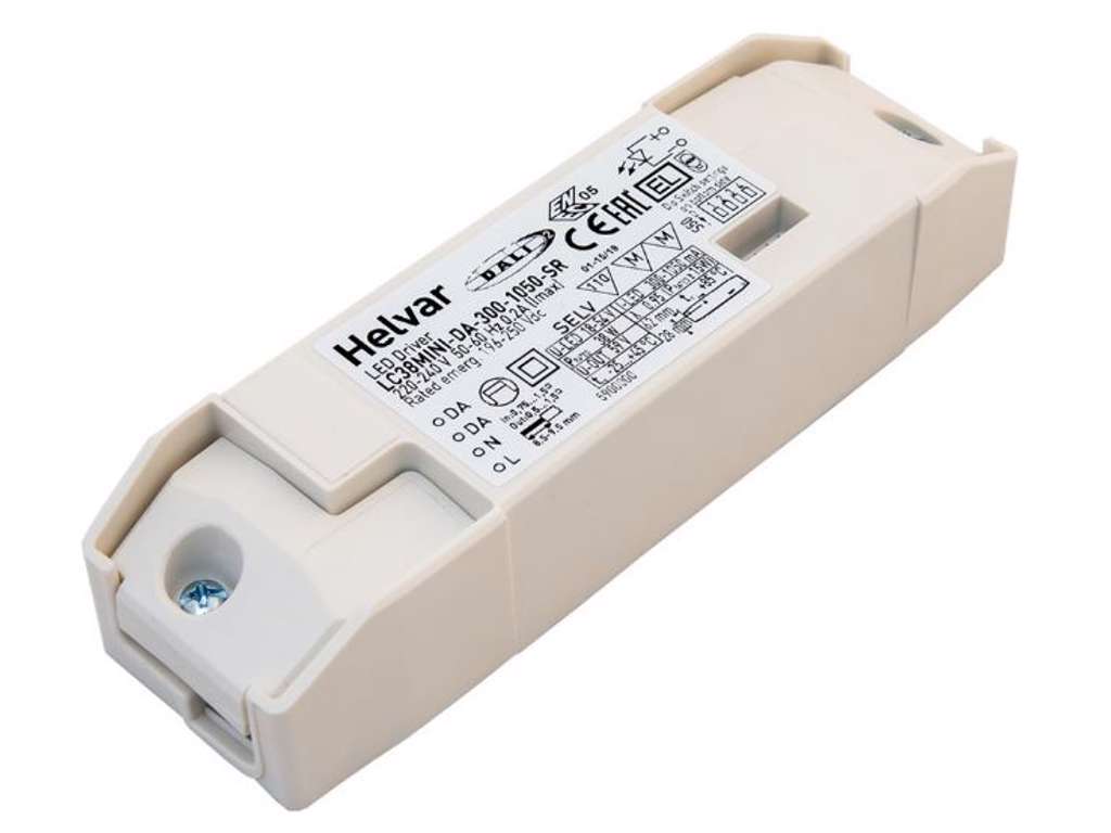 Helvar LC38Mini Driver DALI-2 38W 300-1050 mA