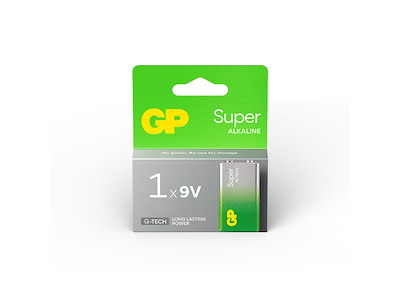 GP Super Alkaline 9V Batteri | 1-Pak