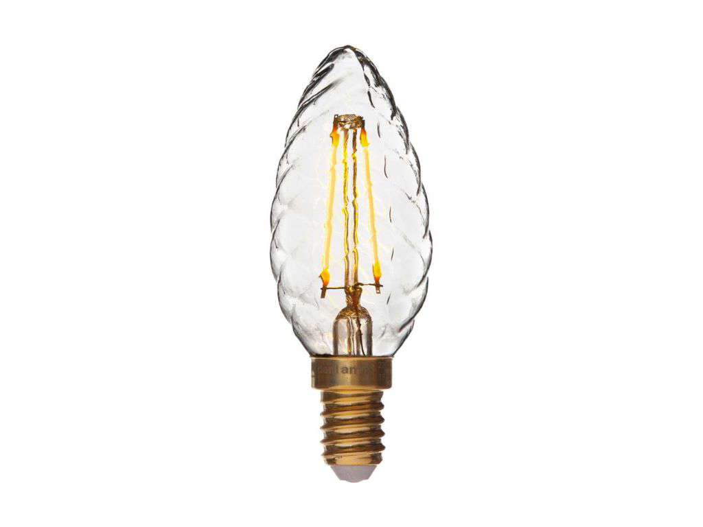 Danlamp LED Krystalkerte Klar 4W (30W) 2200K | dæmpbar