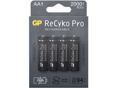 GP ReCyko PRO AA Batteri | 4-pak