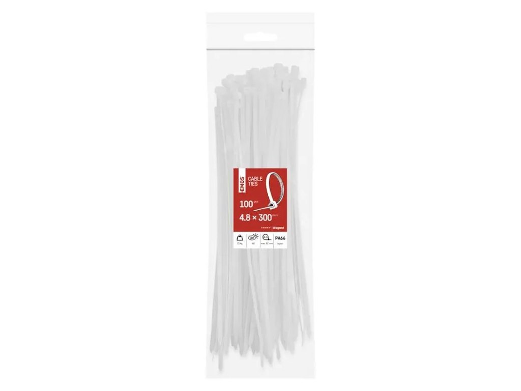 Kabelbinder Natur 300x4,8 mm| 100 Stk.