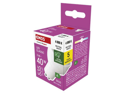 EMOS LED PAR16 3W (40W) 4000K GU10 
