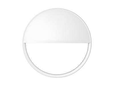 Halvskærm Hvid til Bulkhead Round ø250